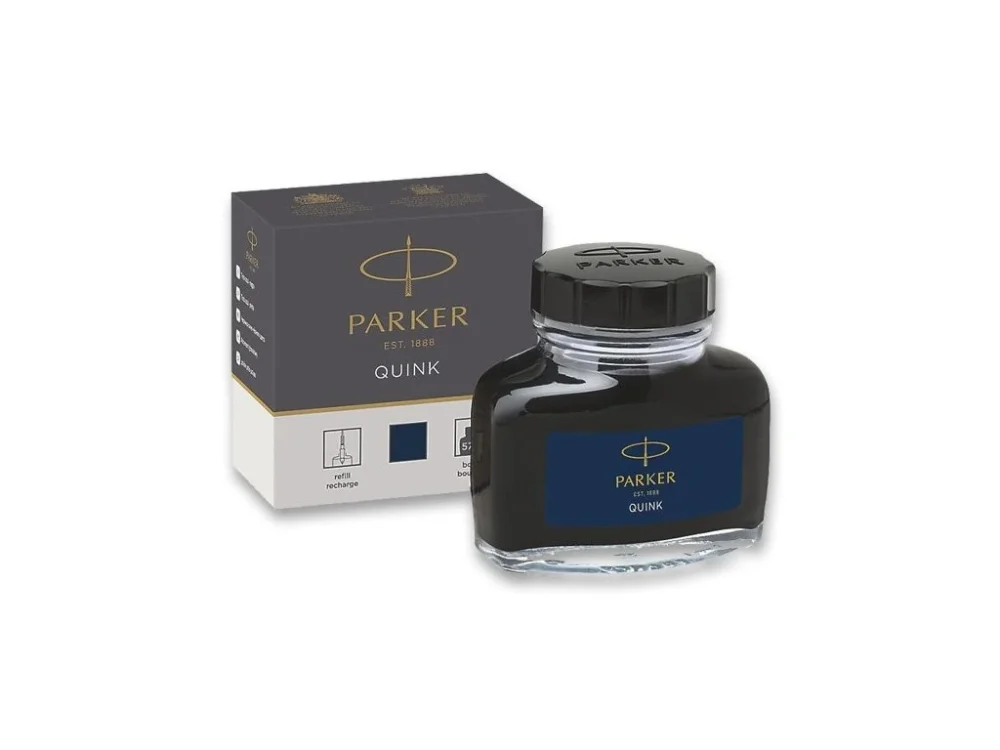 Značkový Inkoust PARKER QUINK modročerný 57ml