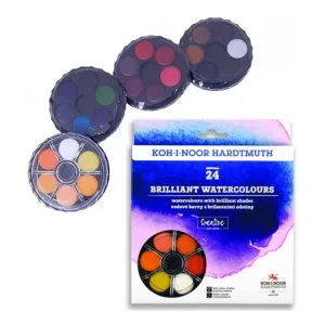 Víkendová Akce Vodové barvy Koh-i-Noor kulaté brilant 4 patra