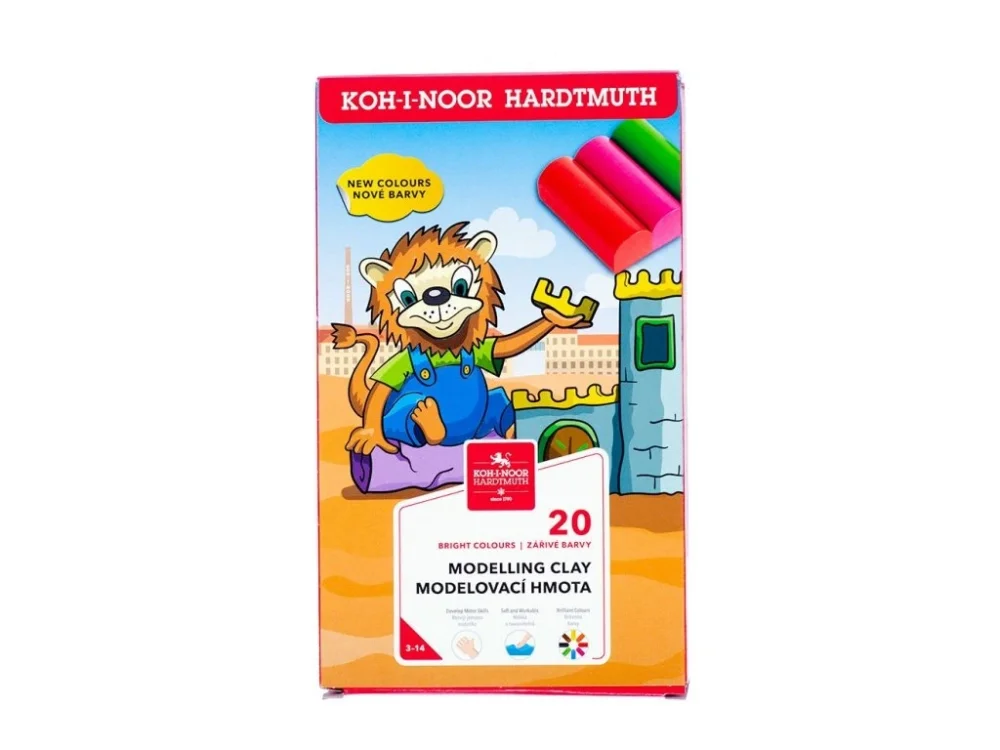 Plastelína Koh-i-Noor 01315 20 barev Výprodej