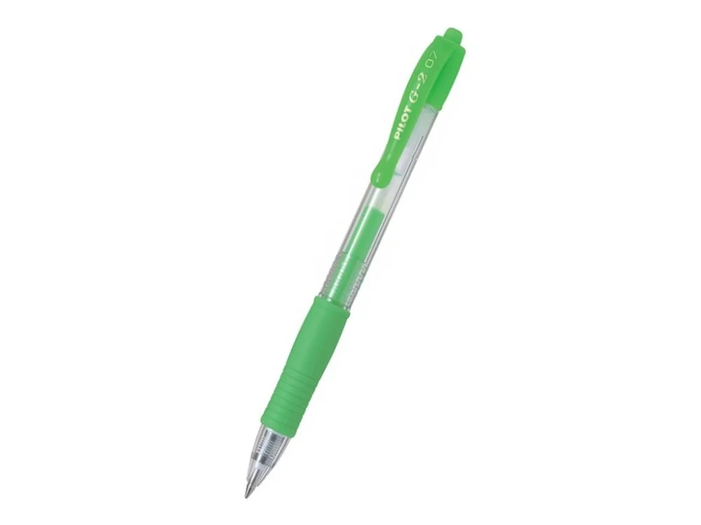 Gelový roller PILOT G2 Neon zelený Originální