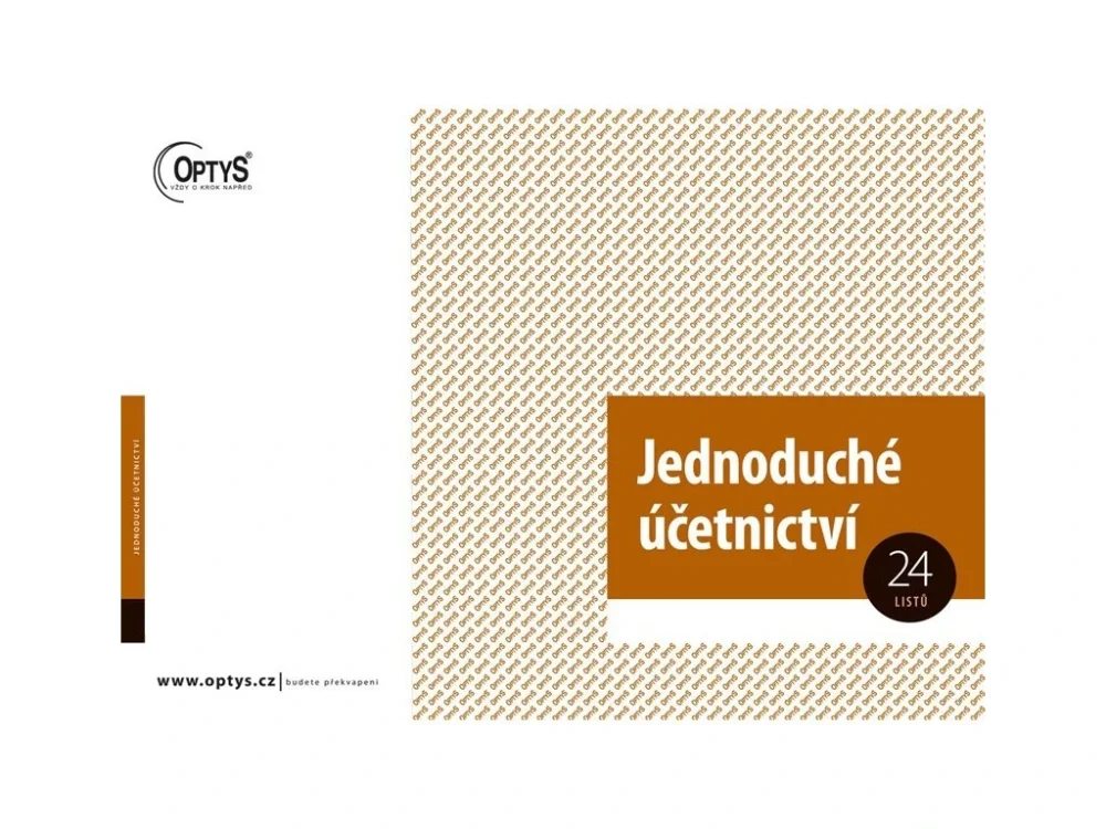 Akční Nabídka Jednoduché účetnictví s klopou A4 1001