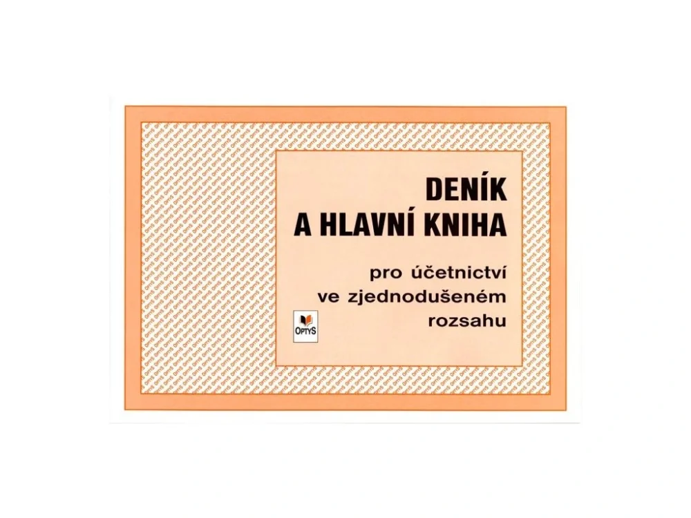 Značkový Deník a hlavní účetní kniha A4 1005