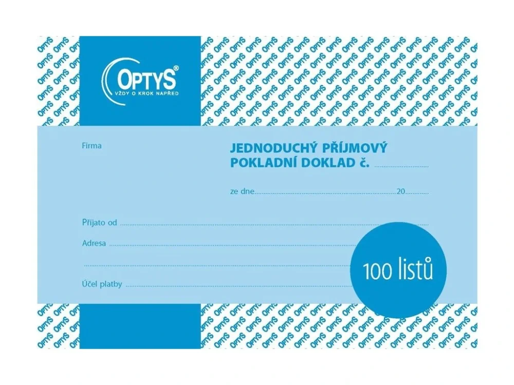 Oblíbený Příjmový doklad A6 1067