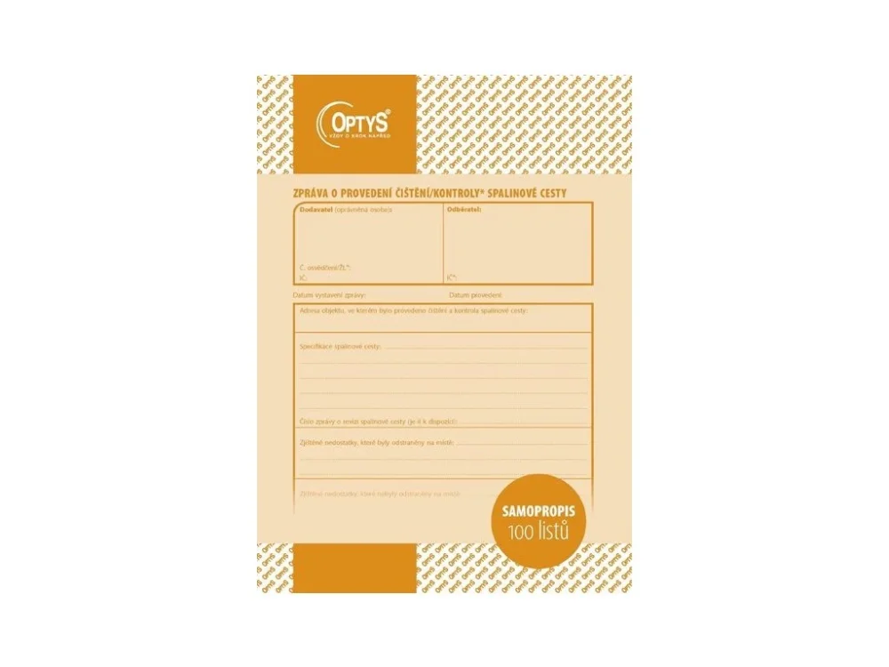Zpráva o provedení čištění a kontroly spalinové cesty A5 1217 Oblíbený