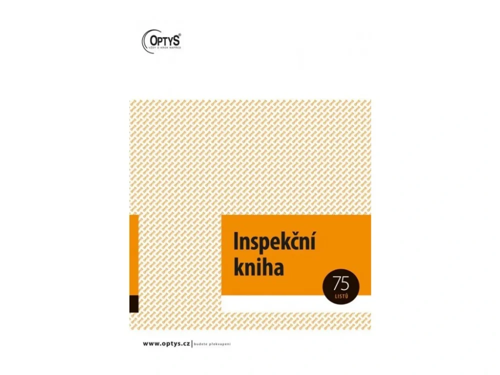 Omezená Nabídka Inspekční kniha A4 1257