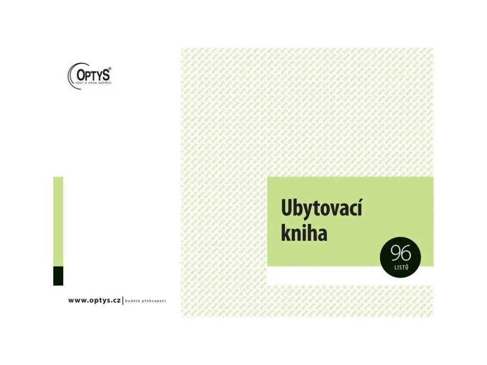 Ubytovací kniha A4 1272 Top Prodej