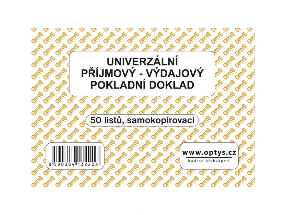 Univerzální pokladní doklad A6 1322 Originální