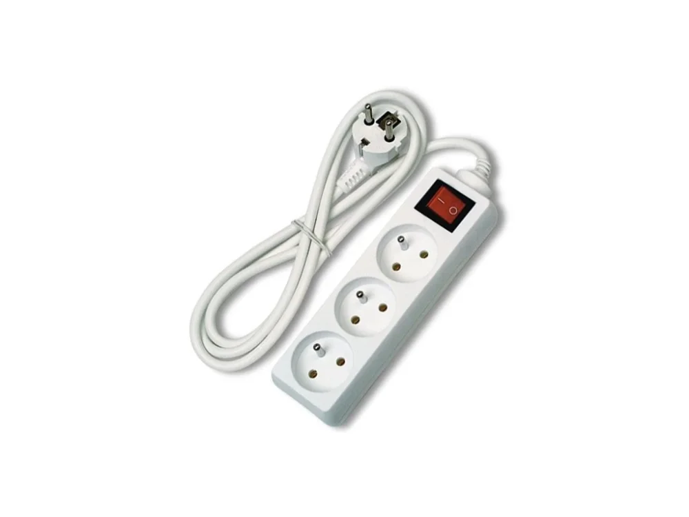 Prodlužovací kabel s vypínačem 3m 3 zásuvky Originální