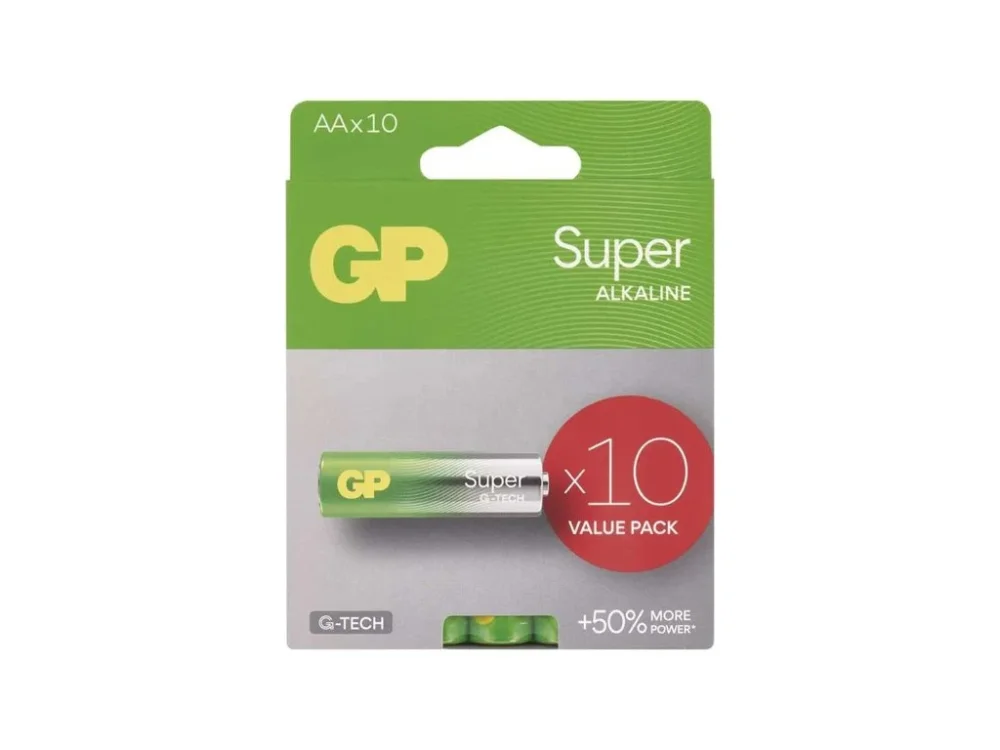 Ihned K Objednání Alkalické baterie GP Super AA 10ks