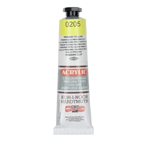 Akrylová barva Koh-i-Noor 40ml žlutá primární Akce