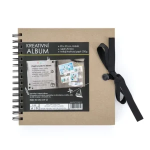 Vrácení Zdarma Kreativní album 20,5 x 20,5 cm hnědá