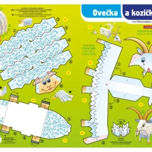 Vystřihovánky Ovečka a Kozička Akce