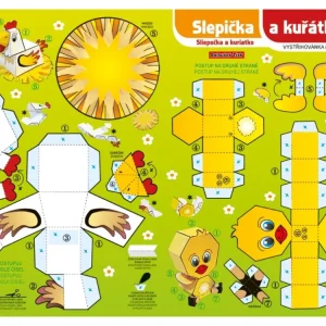 Vystřihovánky Slepička a Kuřátko Omezená Nabídka