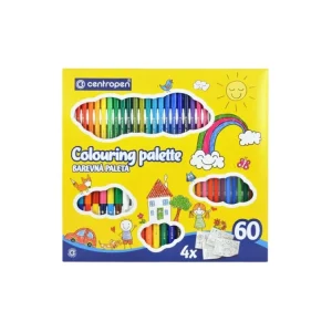 Tovární Cena Sada fixů, pastelek a omalovánek Colouring Palette Centropen 9396