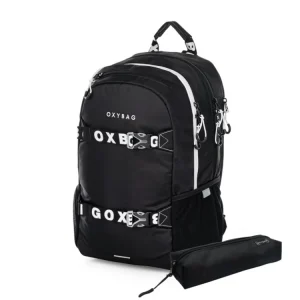 Výhodná Nabídka Studentský batoh + etue OXY Sport Black & White 9-23123E
