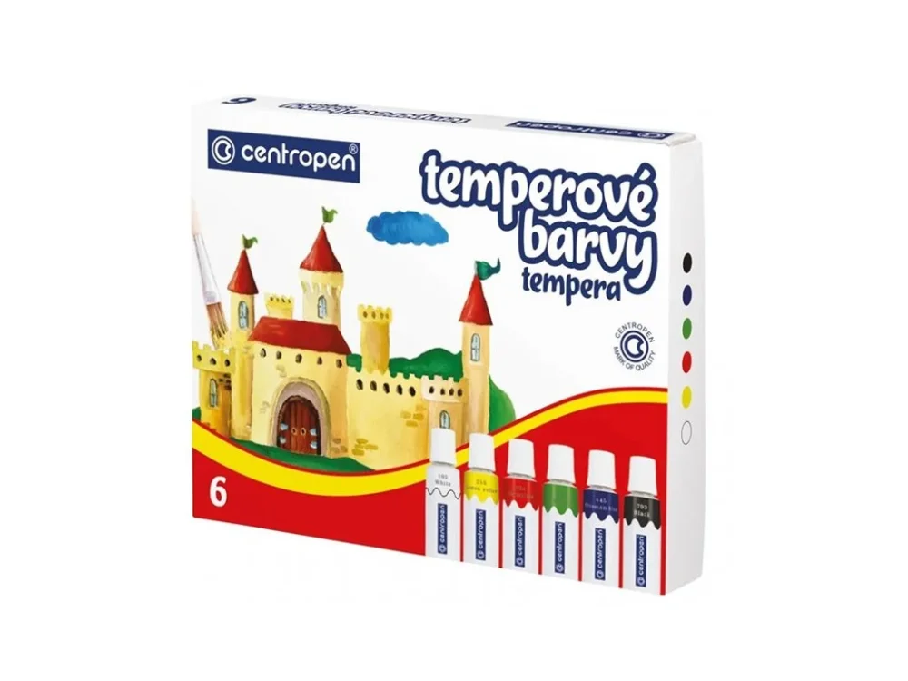Temperové barvy Centropen 9550 6x12ml Značkový