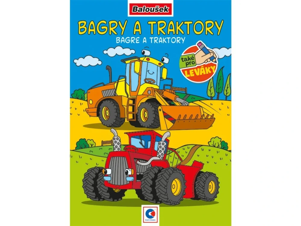 Top Prodej Omalovánka A5 Bagry a traktory