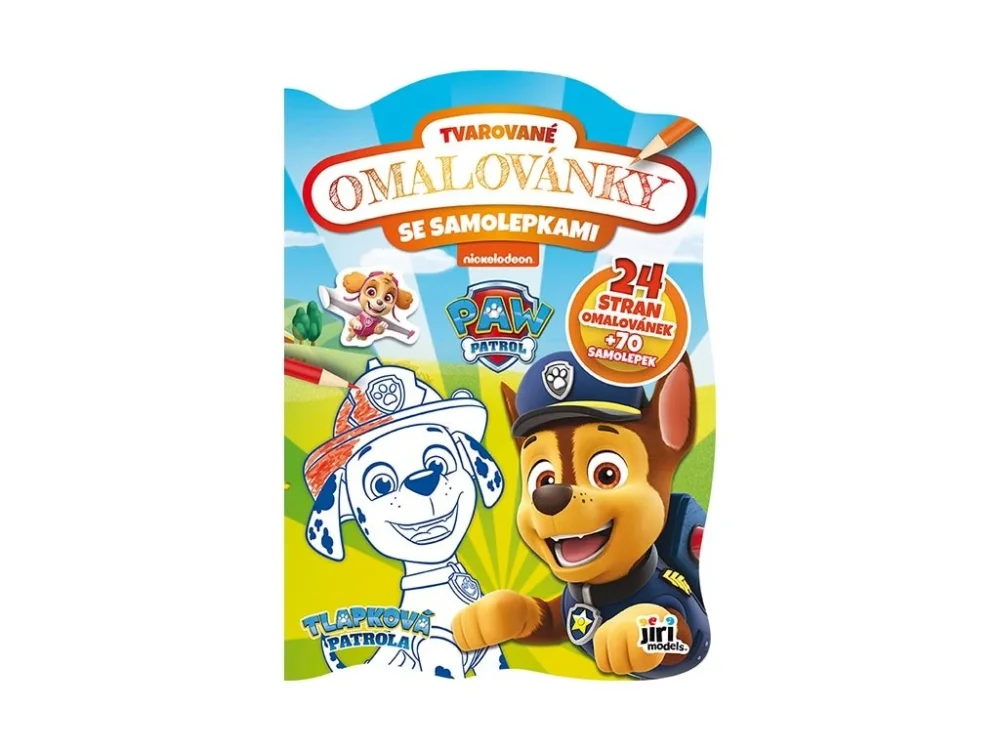 Tvarované omalovánky Tlapková patrola Oblíbený