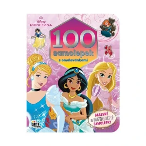 100 samolepek s omalovánkami Disney Princezny Speciální Cena