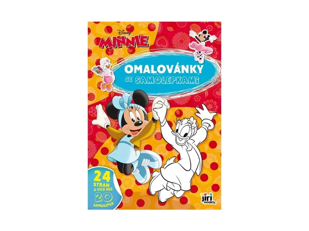 Značkový Omalovánky A4 se samolepkami Minnie
