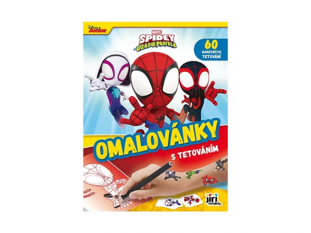 Cenový Hit Omalovánky s tetováním Spidey