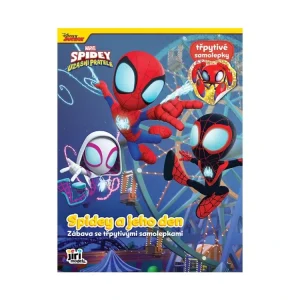 Zábava se třpytivými samolepkami Spidey Expresní Doručení