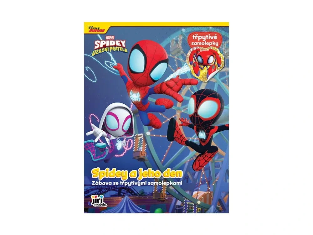 Zábava se třpytivými samolepkami Spidey Expresní Doručení