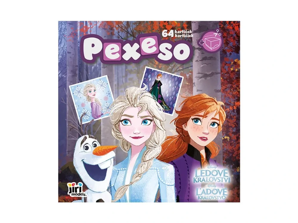 Novinka Pexeso v sešitu Ledové království