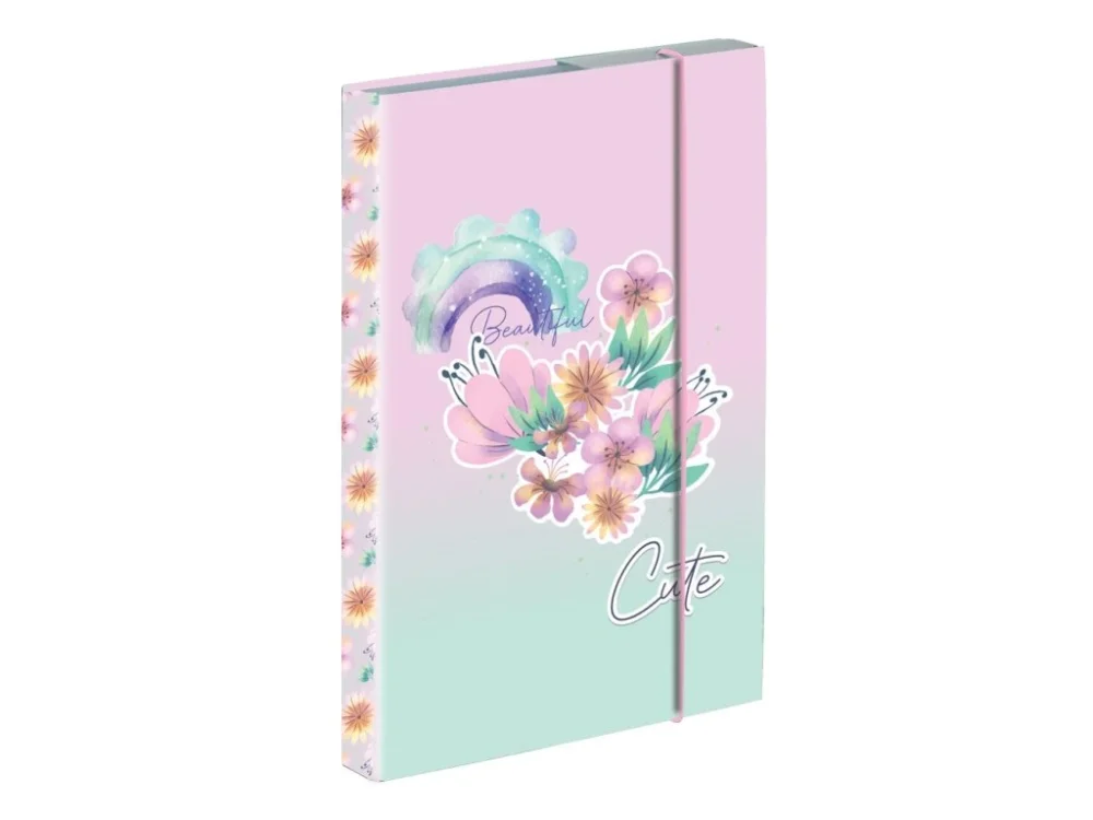 Víkendová Akce Box na sešity A4 Flowers