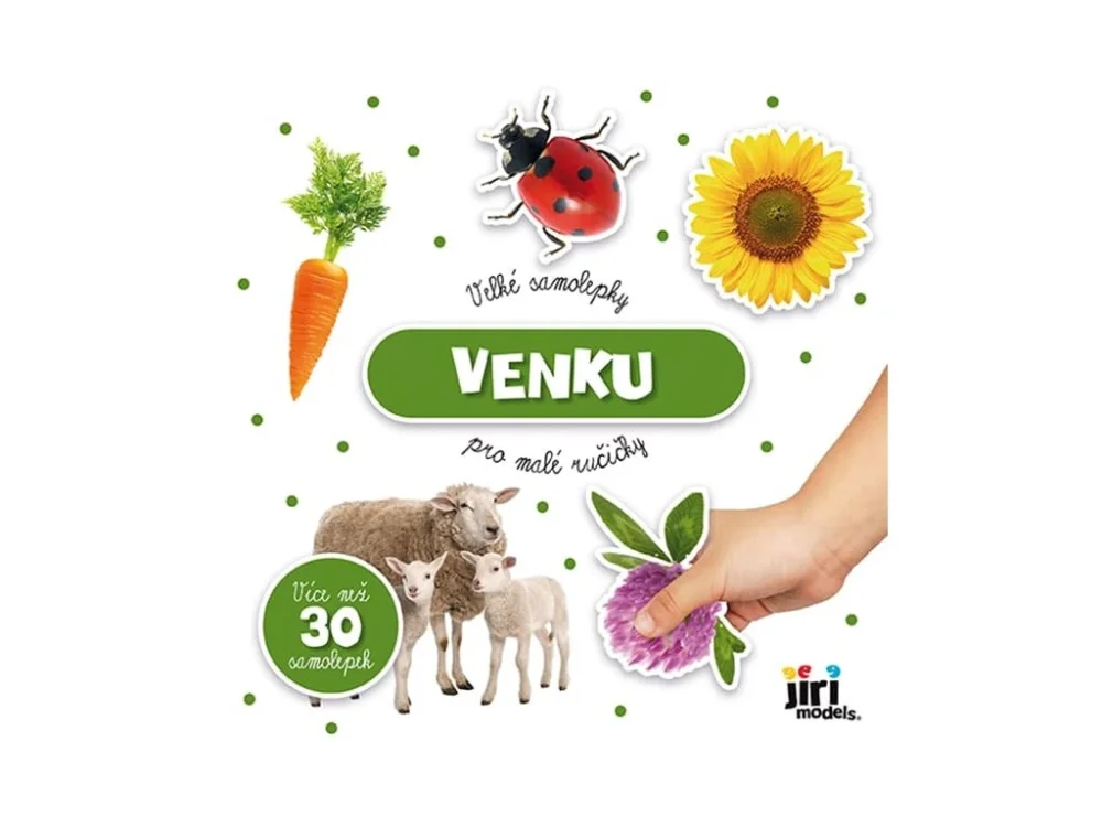 Velké samolepky pro malé ručičky Venku Sleva