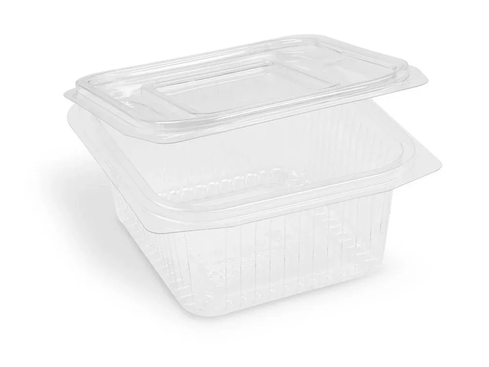 Ověřený Miska s víčkem hranatá 500 ml čirá 50ks