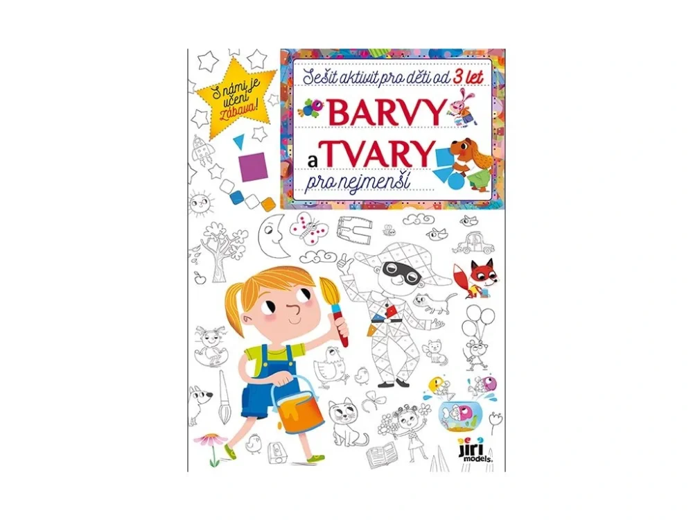 Sešit aktivit Barvy a tvary pro předškoláky Bezpečná Platba