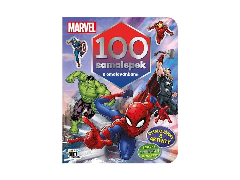 Omalovánky a samolepky Marvel Sleva