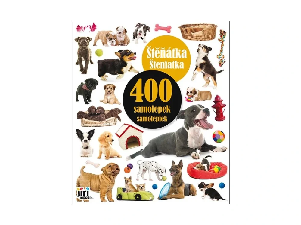 Akční Nabídka 400 samolepek Štěňátka