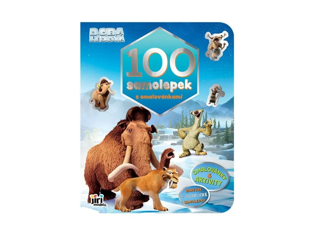 100 samolepek s omalovánkami Doba ledová Nejprodávanější