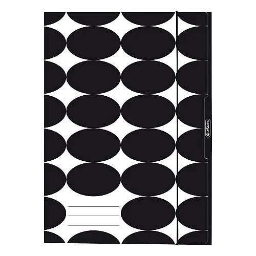 Desky s gumou A4 Just Black, 3 klopy Víkendová Akce