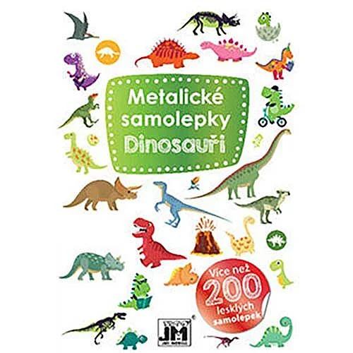 Vysoce Kvalitní Matalické samolepky, Dinosauři