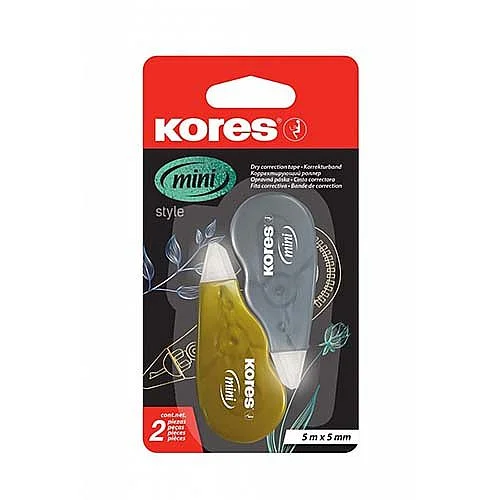 Korekční páska MINI Roller, Mix metalických barev, blistr 2 ks Značkový
