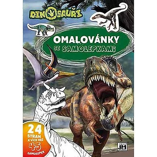 Zlevněný Omalovánky A4+, Dinosauři