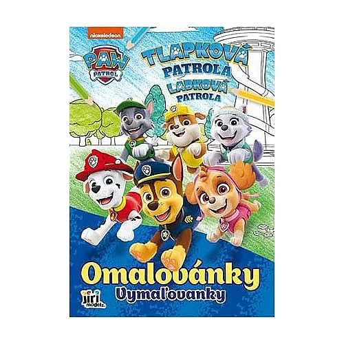 Odeslání Ihned Omalovánky A4, Tlapková patrola