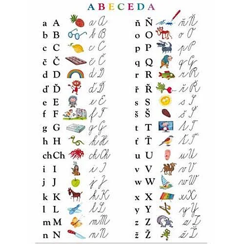 Abeceda, A4 Vysoce Kvalitní