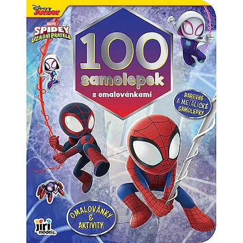 Vrácení Zdarma 100 samolepek s omalovánkami, Spidey