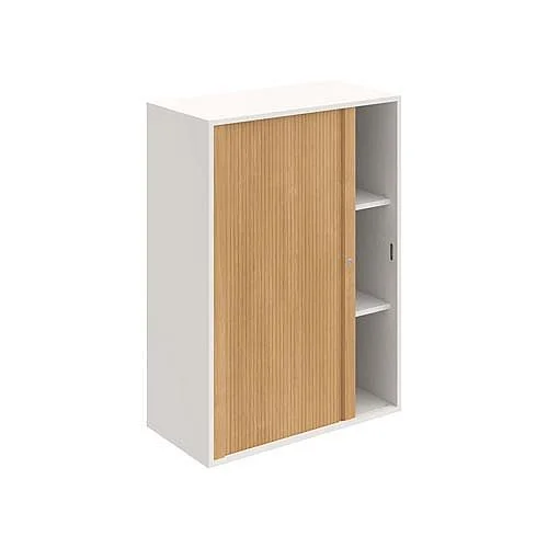 Skříň polic rolet levá 111*80 cm DZ38007L, bílá/dub Ihned K Objednání