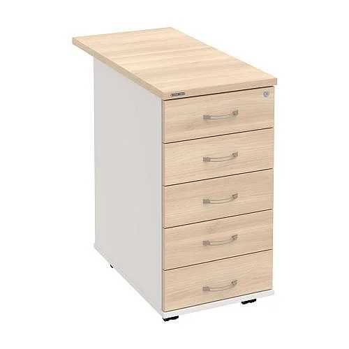 Akce Kontejner, 5 zás,nap., hl. 80 cm K35CN80, bílá/akát