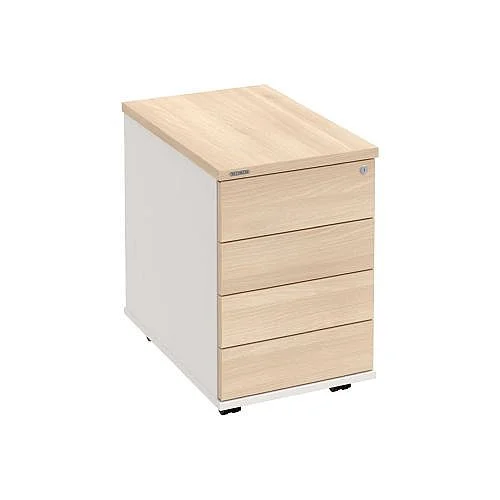 Omezená Nabídka Kontejner, 4 zás.1podél, hl. 60 cm K34CPTOP, bílá/akát