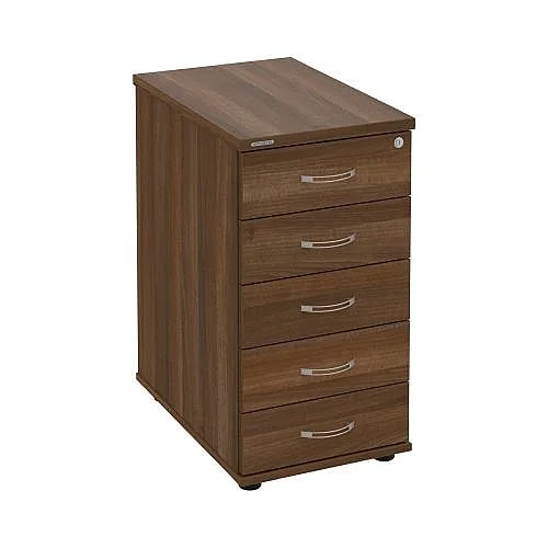 Expresní Doručení Kontejner, 5 zás,podél, hl. 60 cm K35CP, ořech/ořech