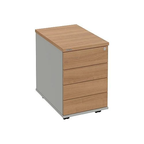 Kontejner, 4 zás.1nap., hl. 60 cm K34CPTON, šedá/višeň Ověřený