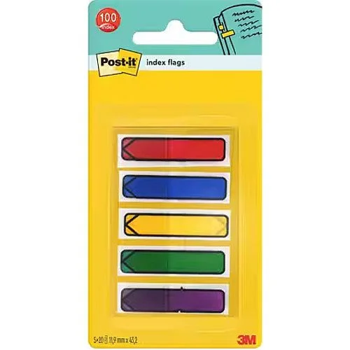 Záložka Post-it 11,9 x 43,1 mm, 5 x 20 ls Koupit Online