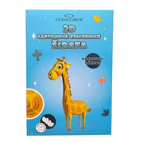 Sezónní Sleva Stavebnice kartonová 3D, Žirafa