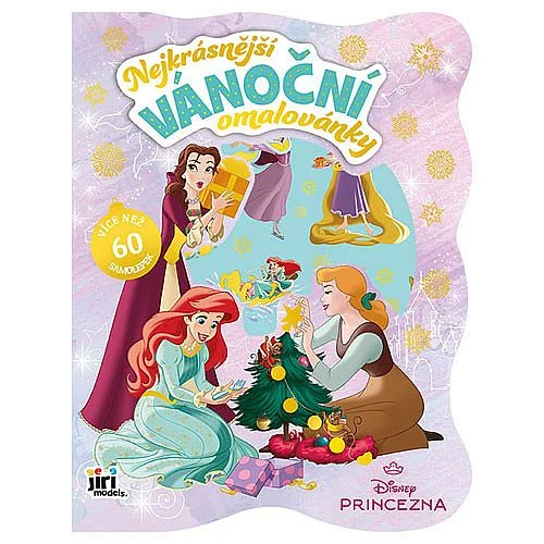 Nejkrásnější vánoční omalovánky se samolepkami, Disney princezny Výhodná Nabídka